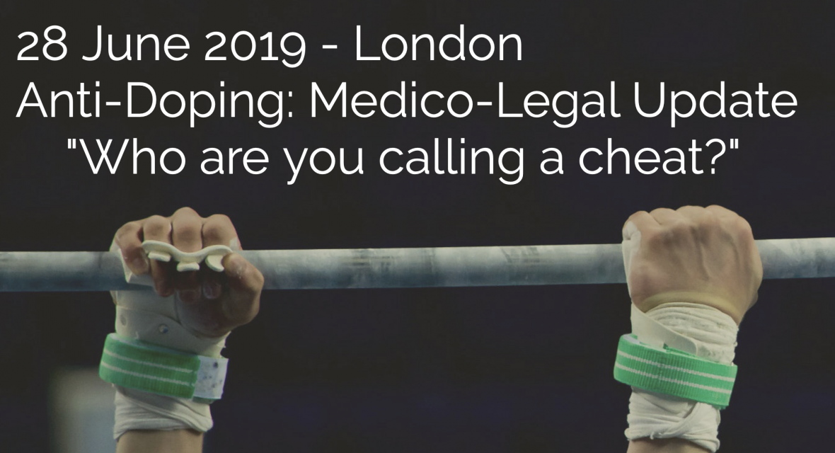 Donna Bartley to speak at MedEduCare Anti-doping/Medico-legal update event in London