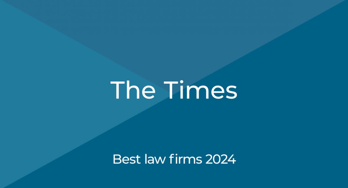 Morgan Sports Law listed in The Times Best Law Firms 2024